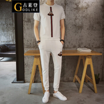 古萊登（GODLIKE） 短袖 男士T恤 TZ116白色 