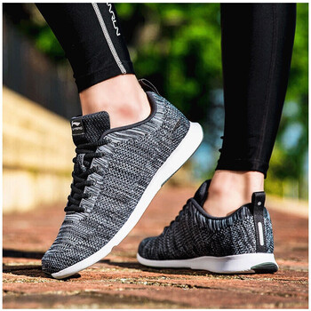 李寧（LI-NING）跑步鞋黯淡灰/黑/白色-2 39