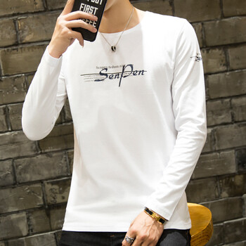 吉普（JEEP） 長(cháng)袖 男士T恤 長(cháng)袖SP白色 