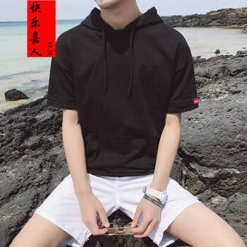 快樂嘉人 長(zhǎng)袖 男士T恤 W18602黑色 XL，L，XXL，M，XXXL