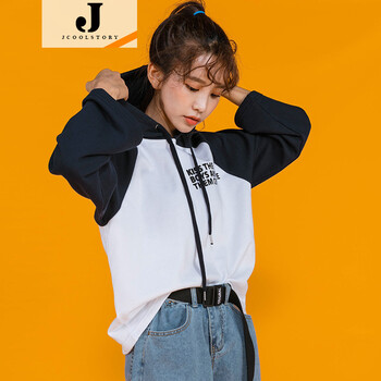 JCOOLSTORY 印花 短袖 T恤 女 連帽