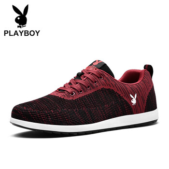 花花公子（PLAYBOY）男士棗紅  41