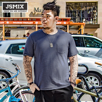 Jsmix 短袖 男士T恤 藏青色 