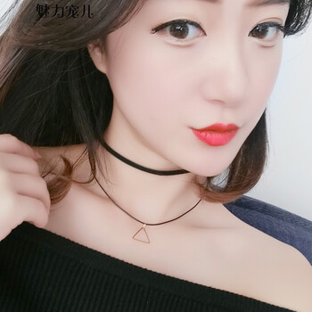 個(gè)性短款鎖骨鏈頸鏈