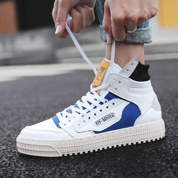 希伯名男士白藍色 39