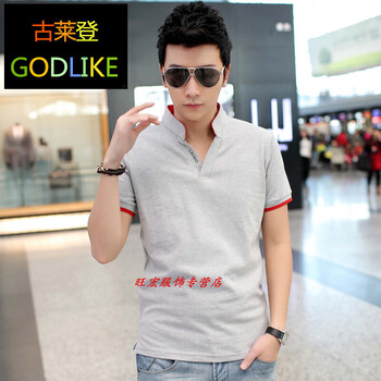 尊首（ZUNSHOU） 短袖 男士T恤 灰色 XL，L，XXXL，M，XXL