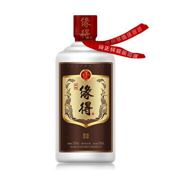 緣得53°750ml及以上，3000ml 醬香型，醬香
