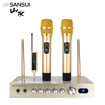 山水（SANSUI）  手持 麥克風 雙U段話筒+網(wǎng)絡(luò)點歌機