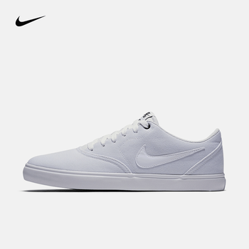 耐克（NIKE）板鞋843896-110白/白/黑 