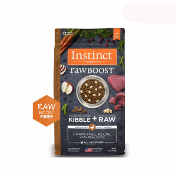 INSTINCT 鴨肉口味全階段狗糧 原食生鮮鴨肉犬糧4磅/1.8kg