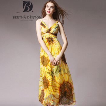 伯莎丹頓（BERTHA DENTON） 碎花 印花 連衣裙