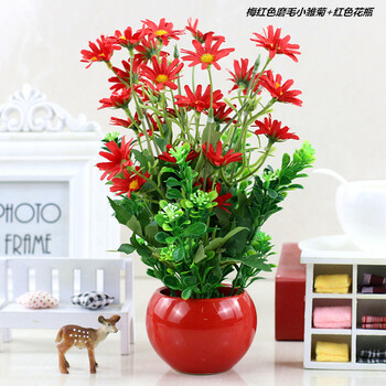 蘭花瓷擺件