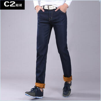 C2潮朝（CHAOCHAO） 直筒褲 商務(wù)正裝 男士牛仔褲