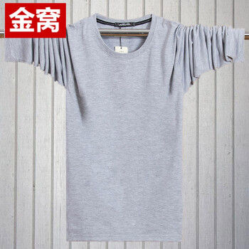 罕都（HANDU） 長(zhǎng)袖 男士T恤 灰色 長(zhǎng)袖純衫 XL，L，M