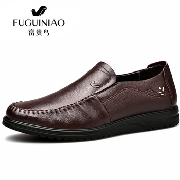 富貴鳥男士暗棕色 38