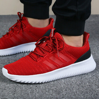 阿迪達斯（Adidas）跑步鞋紅色B43864休閑輕便 41，42.5，42