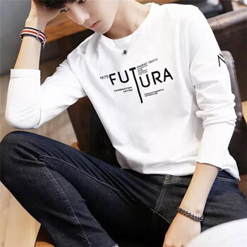 快樂嘉人 長袖 男士T恤 白色FU長袖 S，XL，L，XXXL，M，XXL