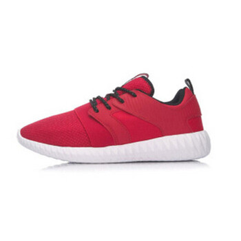 李寧（LI-NING）跑步鞋絳紅色/新基礎(chǔ)黑-3 