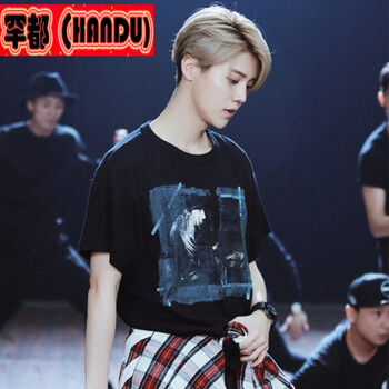 罕都（HANDU） 短袖 男士T恤 黑色() S，XL，L，M