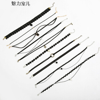 怎么樣,頸鏈,黑色,黑色,頸鏈