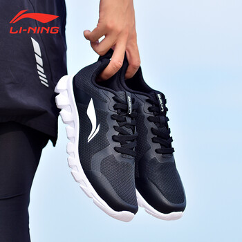李寧（LI-NING）跑步鞋標(biāo)準(zhǔn)黑/標(biāo)準(zhǔn)白065 42
