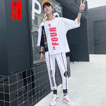 古莱登（GODLIKE） 七分袖 男士T恤 5号-白色 S，XL，L，M，XXL，XXXL