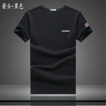 富貴鳥(niǎo) 短袖 男士T恤 箭頭-黑色 