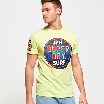 Superdry 短袖 男士T恤 漂白檸檬色 