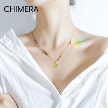 奇美拉（CHIMERA）項(xiàng)鏈商品鏈長44CM，延長鏈5CM，吊墜長1.2CM