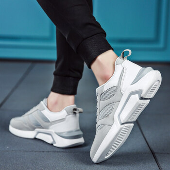 逐升（zhuseii）男士YJ-ML002灰色-透氣款 41