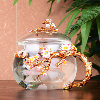 Luxury Flowers玻璃杯400ml，301-400ml