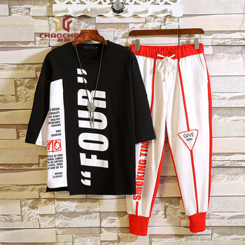 C2潮朝（C2 CHAO CHAO） 短袖 男士T恤 BT04紅色 XL，L，XXXL，M，XXL