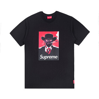 Supreme 短袖 男士T恤 黑色 