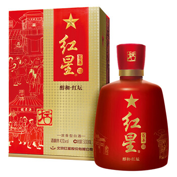 紅星43度375mL-500mL，500ml 濃香型，濃香