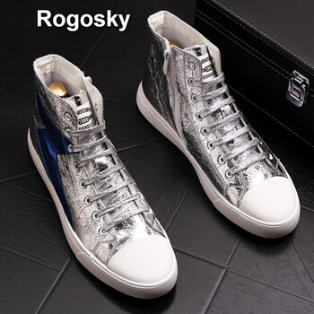 Rogosky男士銀色增高款 40