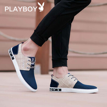 花花公子（PLAYBOY）男士深藍色（網面款） 41