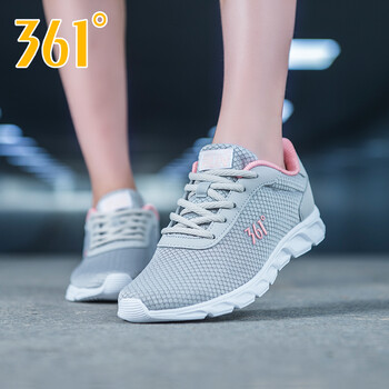 361度跑步鞋藕灰/甜桃粉 35，36，37，38，39，40