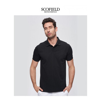 Scofield 短袖 男士T恤 黑色 