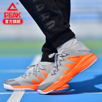 匹克（PEAK）籃球鞋0081淺灰色 41