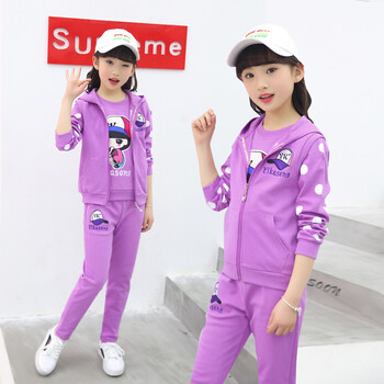 新款小女童短袖套裝