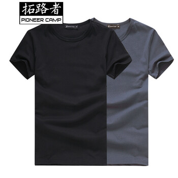 拓路者（Pioneer Camp） 短袖 男士T恤 黑深灰 XL，L，XXXL，M，XXL