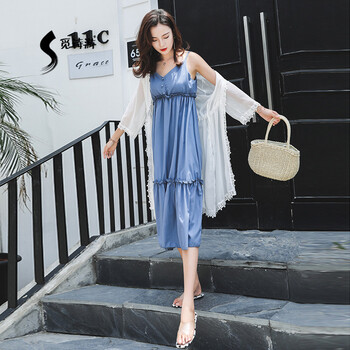 覓詩(shī)游 碎花 荷葉邊，印花 連衣裙