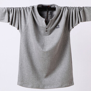 康柏力（CPCOMPANY） 長(zhǎng)袖 男士T恤 灰色 XL，L，XXXL，加大，XXL，M