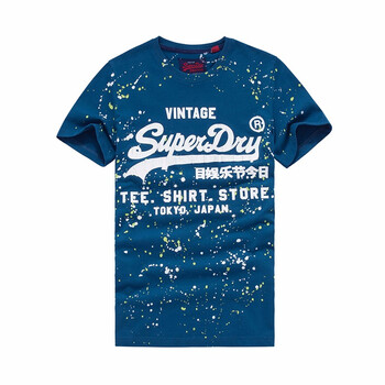 Superdry 短袖 男士T恤 海岸藍色 