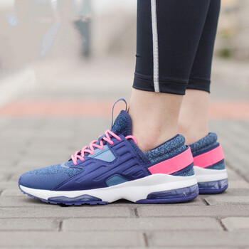 李寧（LI-NING）跑步鞋ARLM004-2寶藍色/星空藍/熒光果粉 