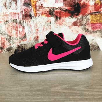 耐克（NIKE）跑步鞋黑+玫紅869975-002  