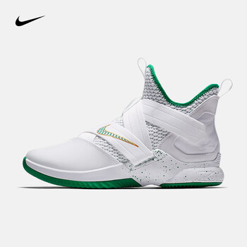 耐克（NIKE）籃球鞋AO4053-100白/多色/黑 