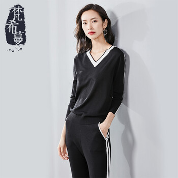 梵希蔓（vimly） 高腰 鉛筆褲/小腳褲 女 九分褲 休閑褲