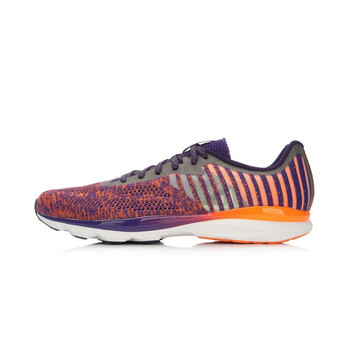 李寧（LI-NING）跑步鞋莓紫色/熒光燿橙 35以下