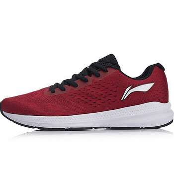 李寧（LI-NING）跑步鞋標(biāo)準(zhǔn)黑/公牛紅 